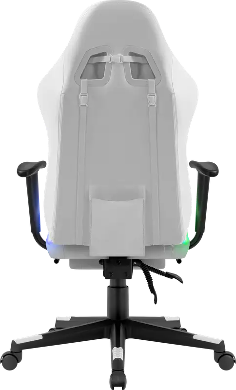 FOTEL DEFENDER WATCHER BIAŁY RGB GAMING — 14