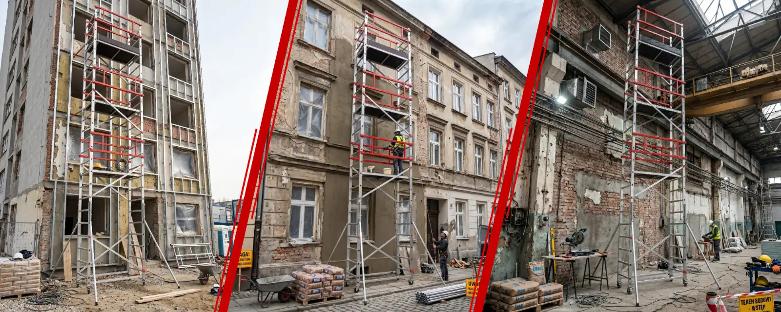 Rusztowanie jezdne GIERRE G-TA2100FL 8,30 m modułowe profesjonalne — 10