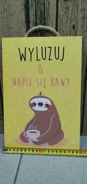 tabliczka/obraz do zawieszenia 20x30  WYLUZUJ...