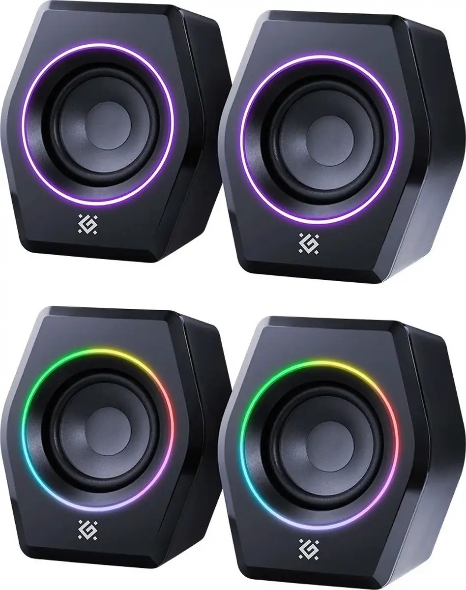 GŁOŚNIKI DEFENDER SOLAR 9 2.0 BLUETOOTH 10W LED USB — 2