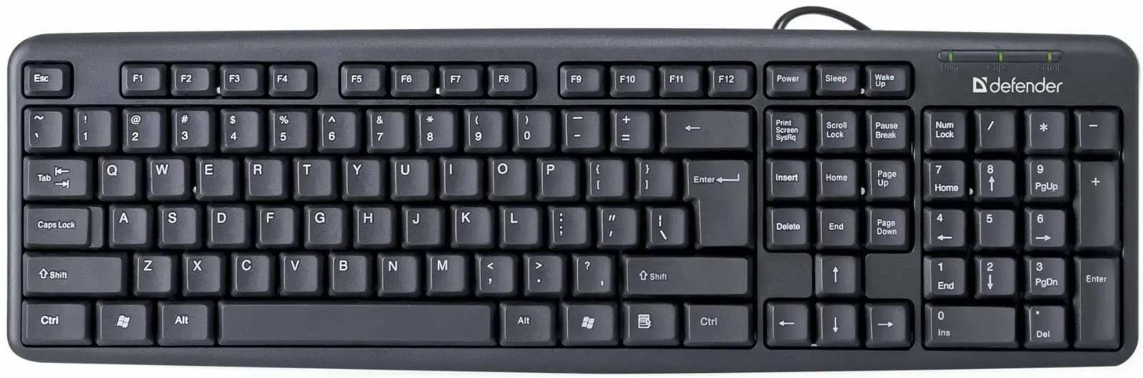 KLAWIATURA DEFENDER ELEMENT HB-520 CZARNA