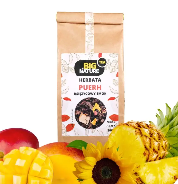Herbata PUERH KSIĘŻYCOWY SMOK 100g - BIG NATURE