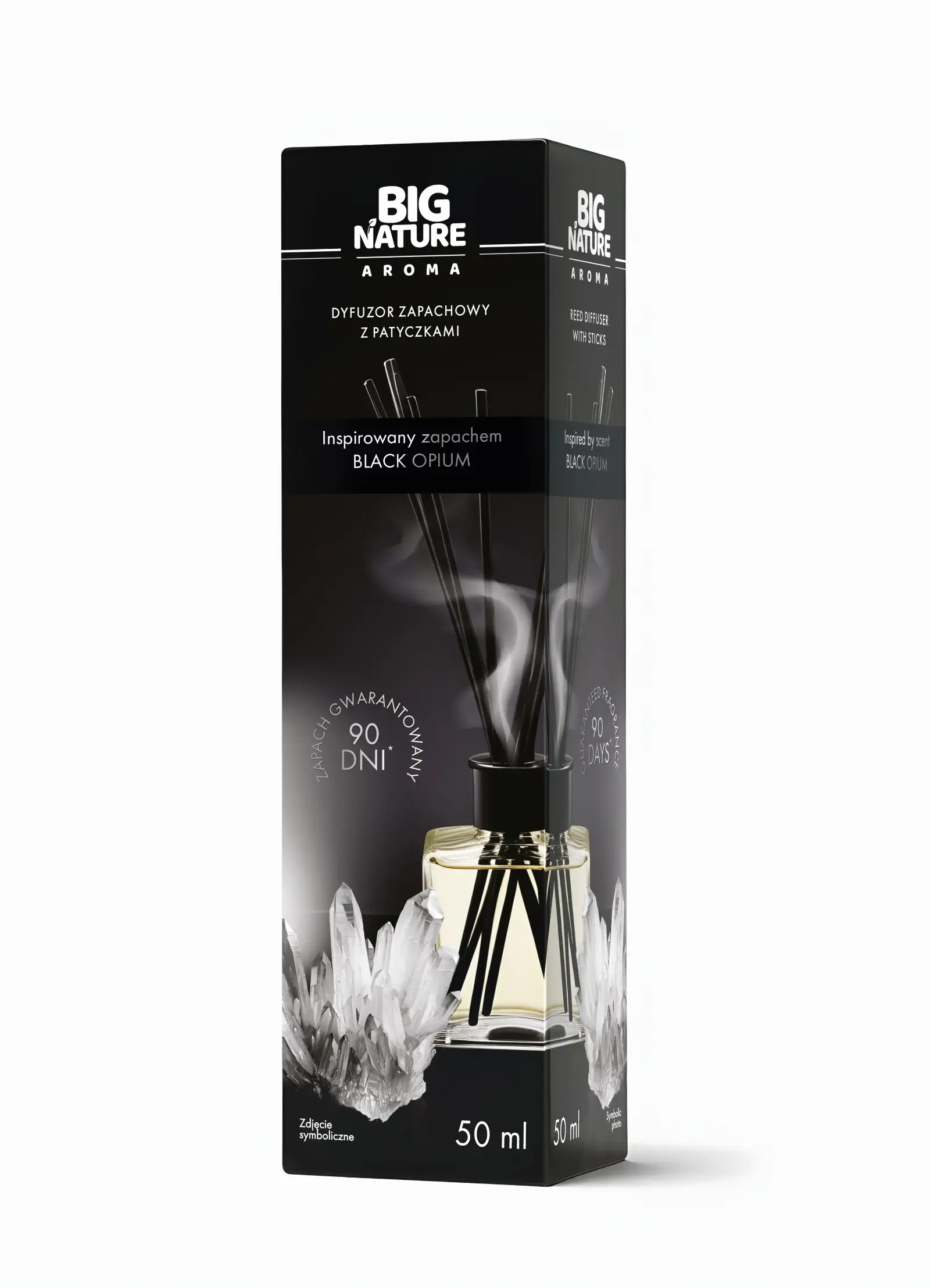 Dyfuzor Zapachowy z Patyczkami - Inspirowany Zapachem BLACK OPIUM 50ml — 3