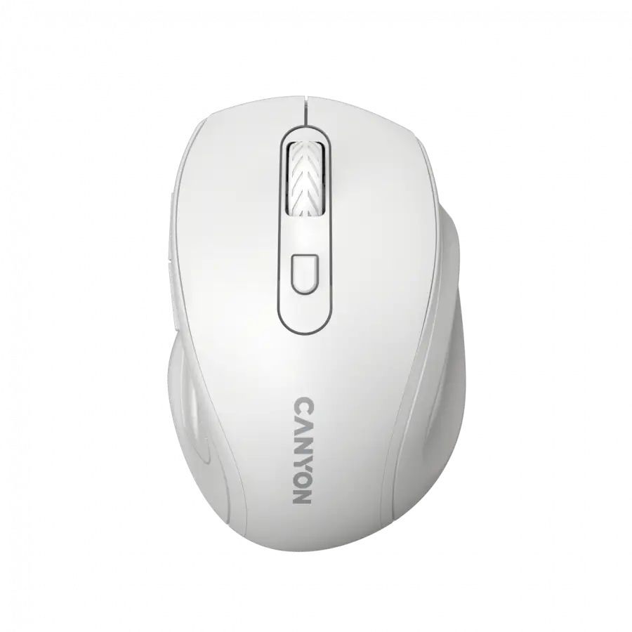CANYON Mysz bezprzewodowa 6 przyc. 2.4GHz 1600 DPI biała