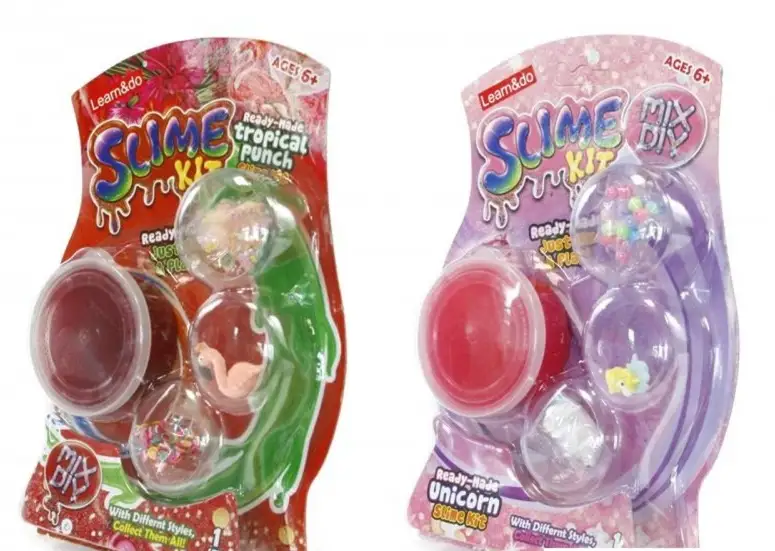 gluty SLIME MIX  DIY na blistrze