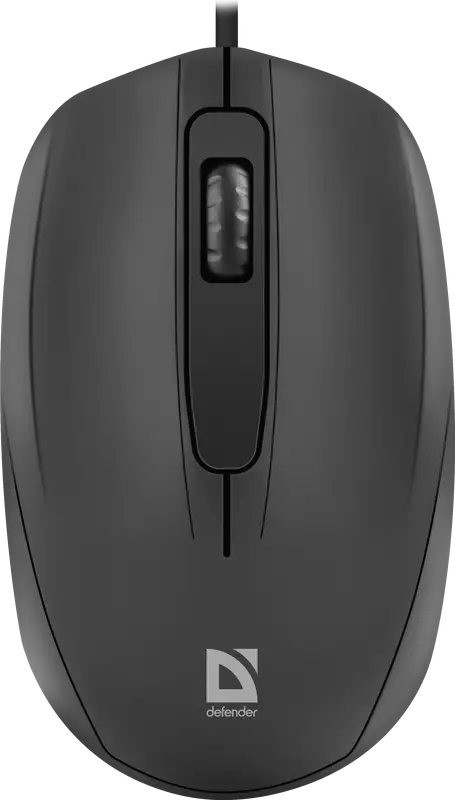 MYSZ DEFENDER ALPHA MB-507 OPTICAL 1000dpi 3P CZARNA SILENT
