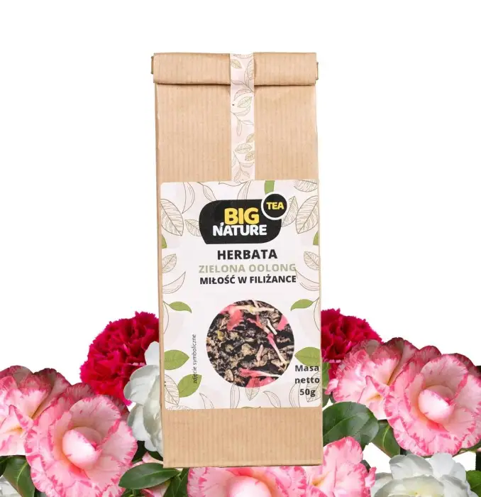 Herbata zielona OOLONG MIŁOŚĆ W FILIŻANCE 50g - BIG NATURE