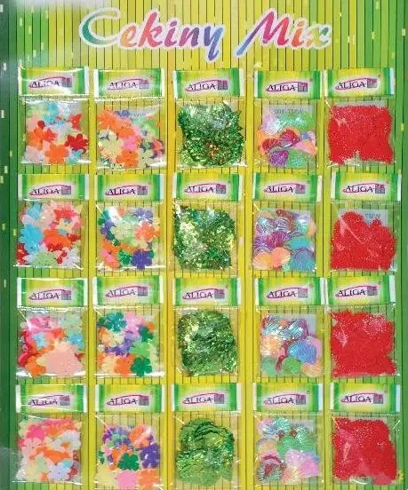 cekiny pastelowe 20kpl na blisterze | WMT-102