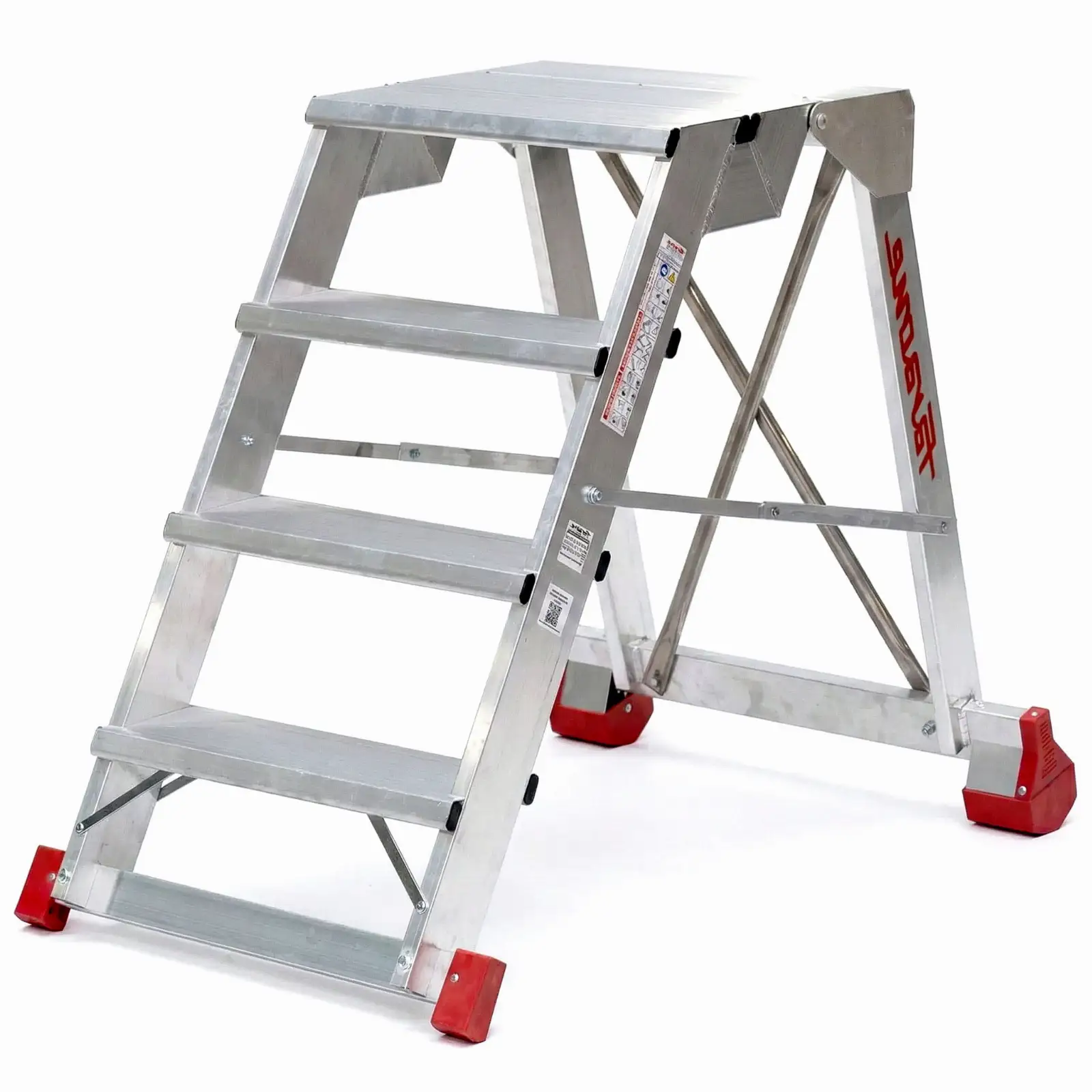 Drabina magazynowa FARAONE 4-stopniowa CM 4L - 2,98 m