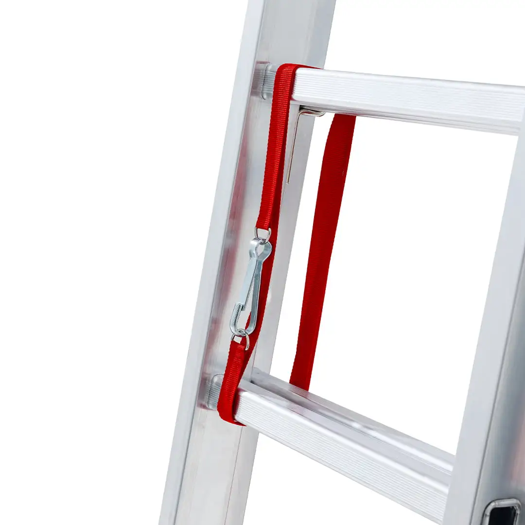 Drabina aluminiowa na schody profesjonalna FARAONE 3x10 AK300.3SC- 7,18 m — 7