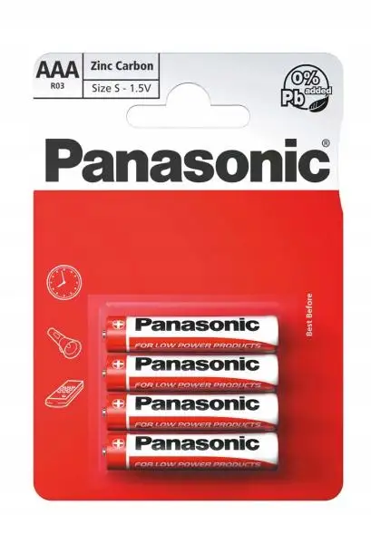 bateria 48szt.  Panasonic R03 blister (kartonik zbiorczy)