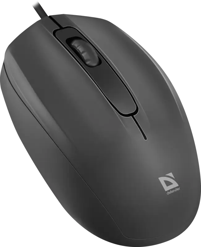 MYSZ DEFENDER ALPHA MB-507 OPTICAL 1000dpi 3P CZARNA SILENT — 3