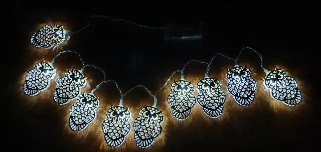lampki 10led na baterie SOWA LIT-17031