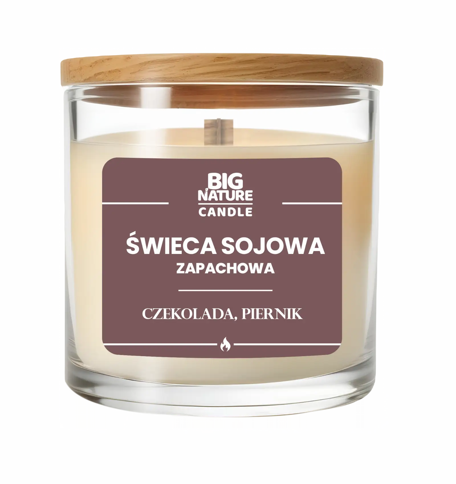 Świeca sojowa o zap. Czekolada i Piernik 225g