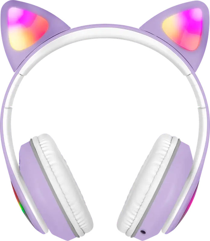 SŁUCHAWKI DEFENDER BLUETOOTH FREEMOTION B585 LED LILAC — 12