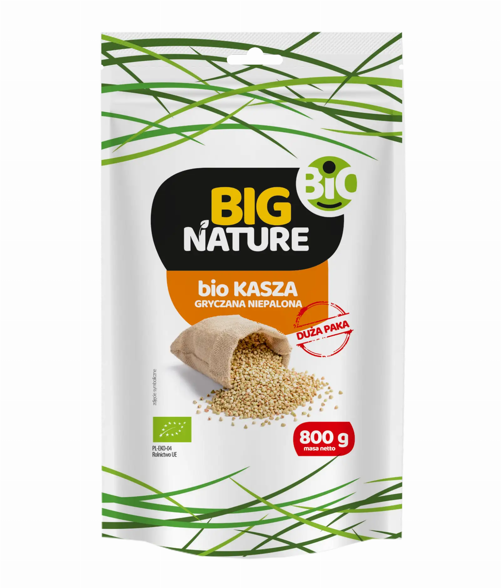 Kasza gryczana niepalona bio 800g — 2