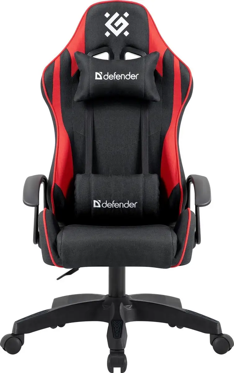 FOTEL DEFENDER KRAKEN CZERWONO-CZARNY GAMING — 13