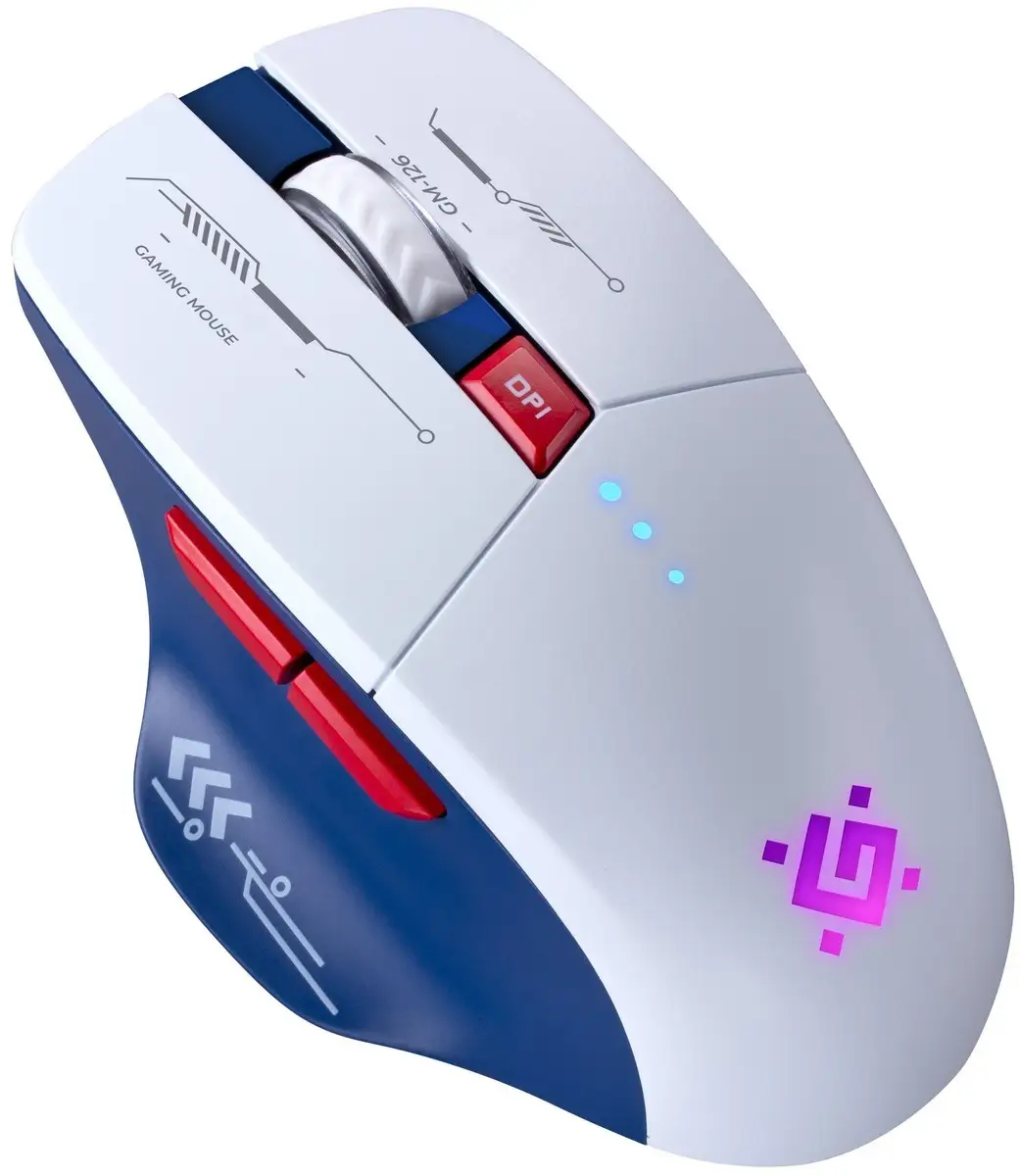 MYSZ DEFENDER GM-126 TISA RF+BT OPTIC 1600dpi 6P BIAŁA — 4