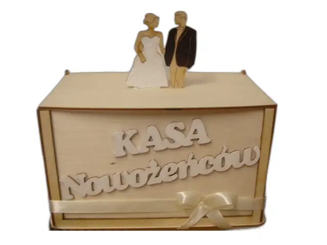 skrzynia na kasę KASA NOWOŻEŃCÓW | 2428