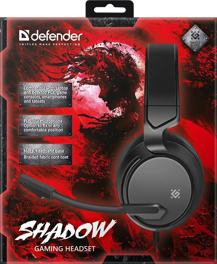 SŁUCHAWKI DEFENDER Z MIKR SHADOW — 9