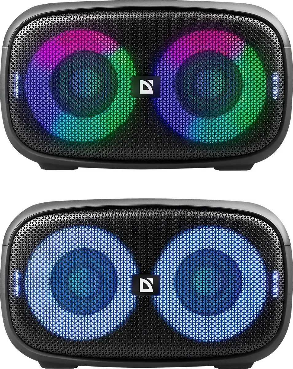 GŁOŚNIK DEFENDER Q5 BLUETOOTH 5.3 20W LED/BT/FM/USB/TWS — 4
