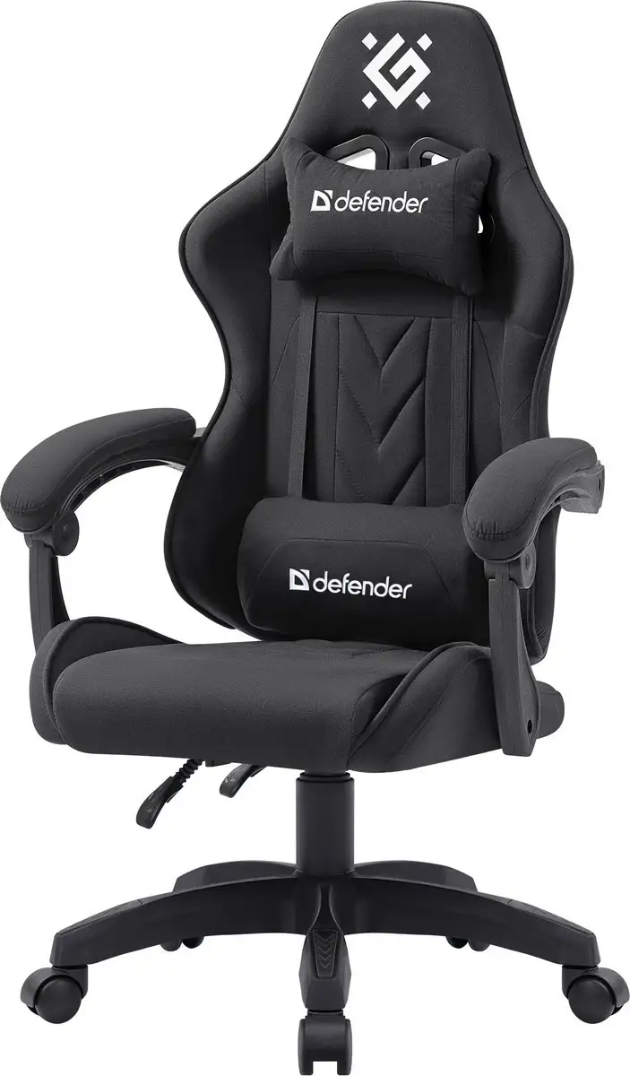 FOTEL DEFENDER BREEZE CZARNY GAMING — 3
