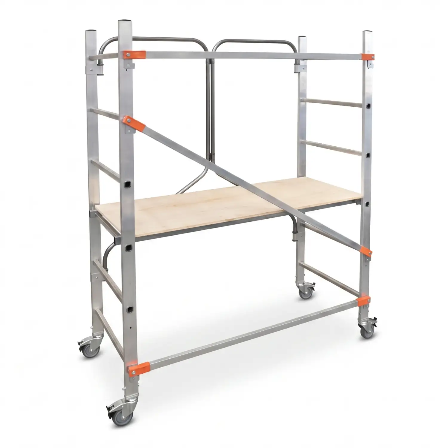 Rusztowanie aluminiowe jezdne GIERRE G-FX001FL 2,91 m składane hamulec 150 kg