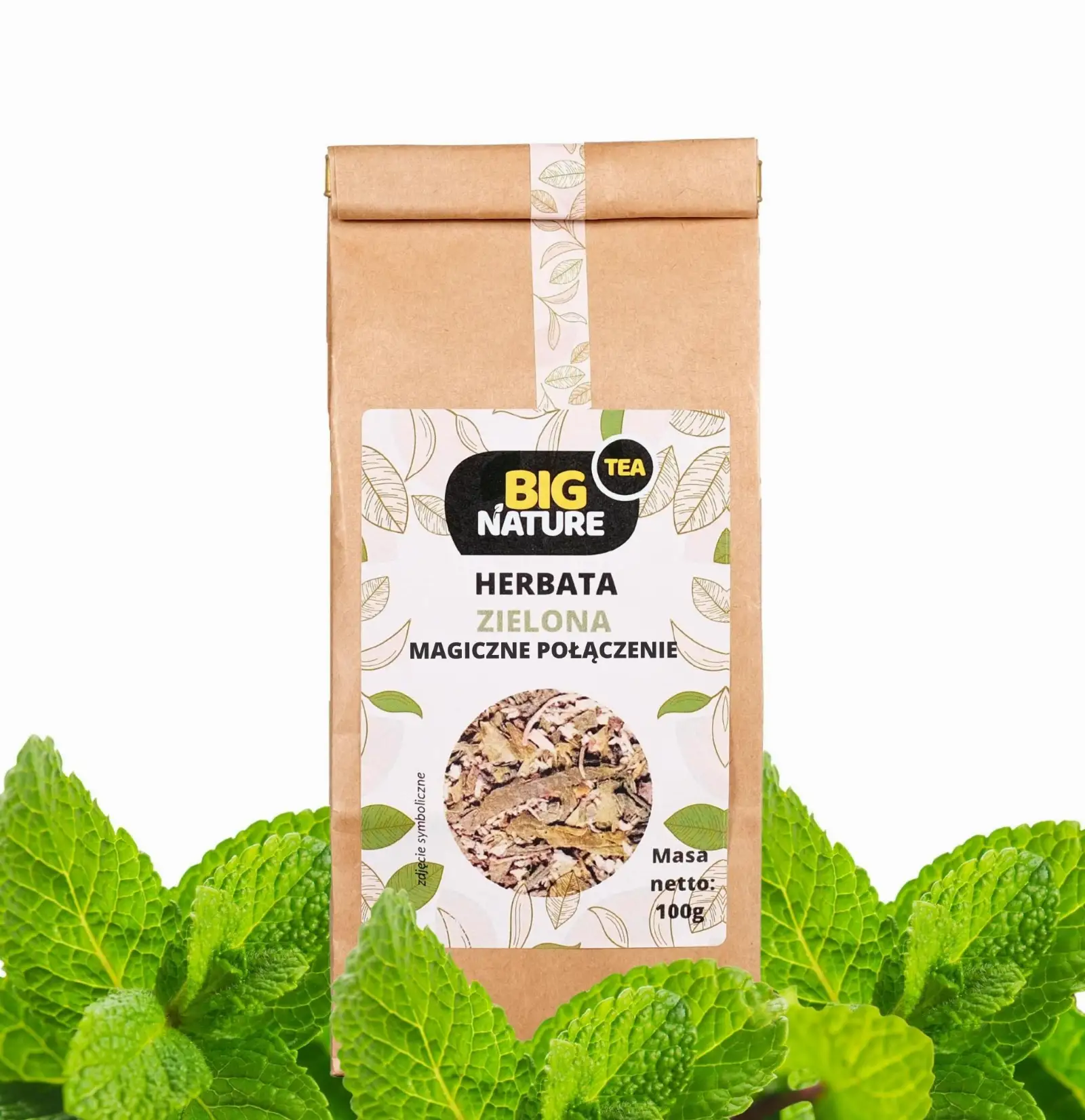 Herbata zielona MAGICZNE POŁĄCZENIE 100g - BIG NATURE
