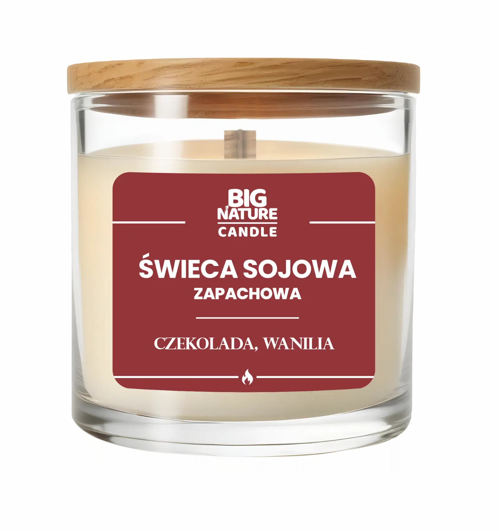 Świeca sojowa o zap. Czekolada i Wanilia 155g