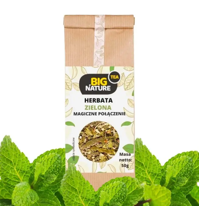 Herbata zielona MAGICZNE POŁĄCZENIE 50g - BIG NATURE