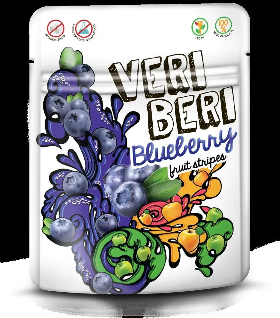 Bezglutenowe żelki jagodowe VERI BERI 50g — 2