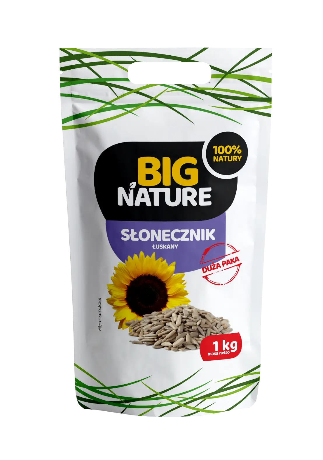 Słonecznik Łuskany 1kg Duża Paka - BIG NATURE — 2