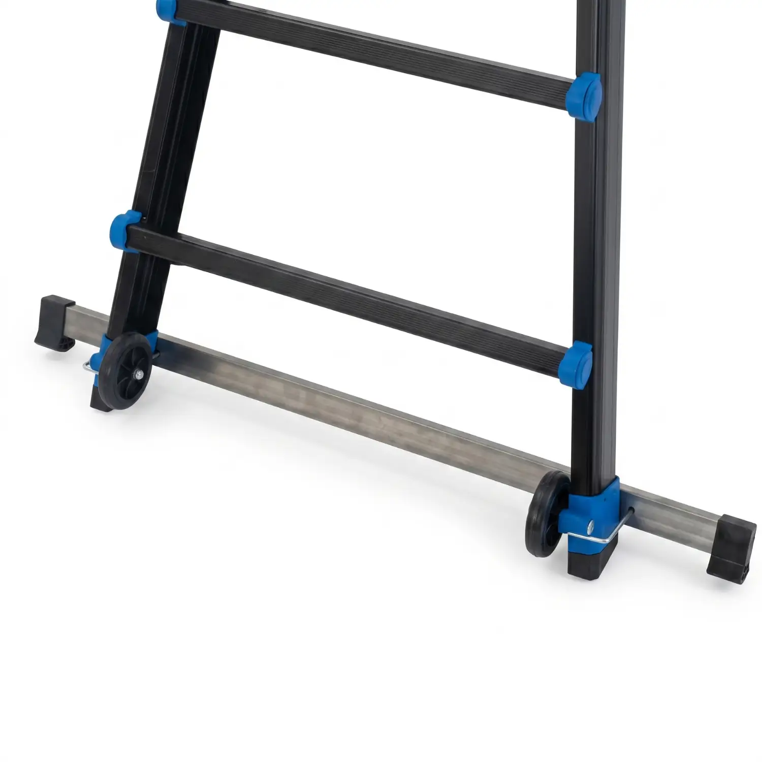 Drabina aluminiowa przegubowa teleskopowa Gierre 5x5 wielofunkcyjna na schody 150 kg 6 m EN-131 — 8