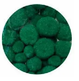 pompony 80szt. ZIELONE | POM-083