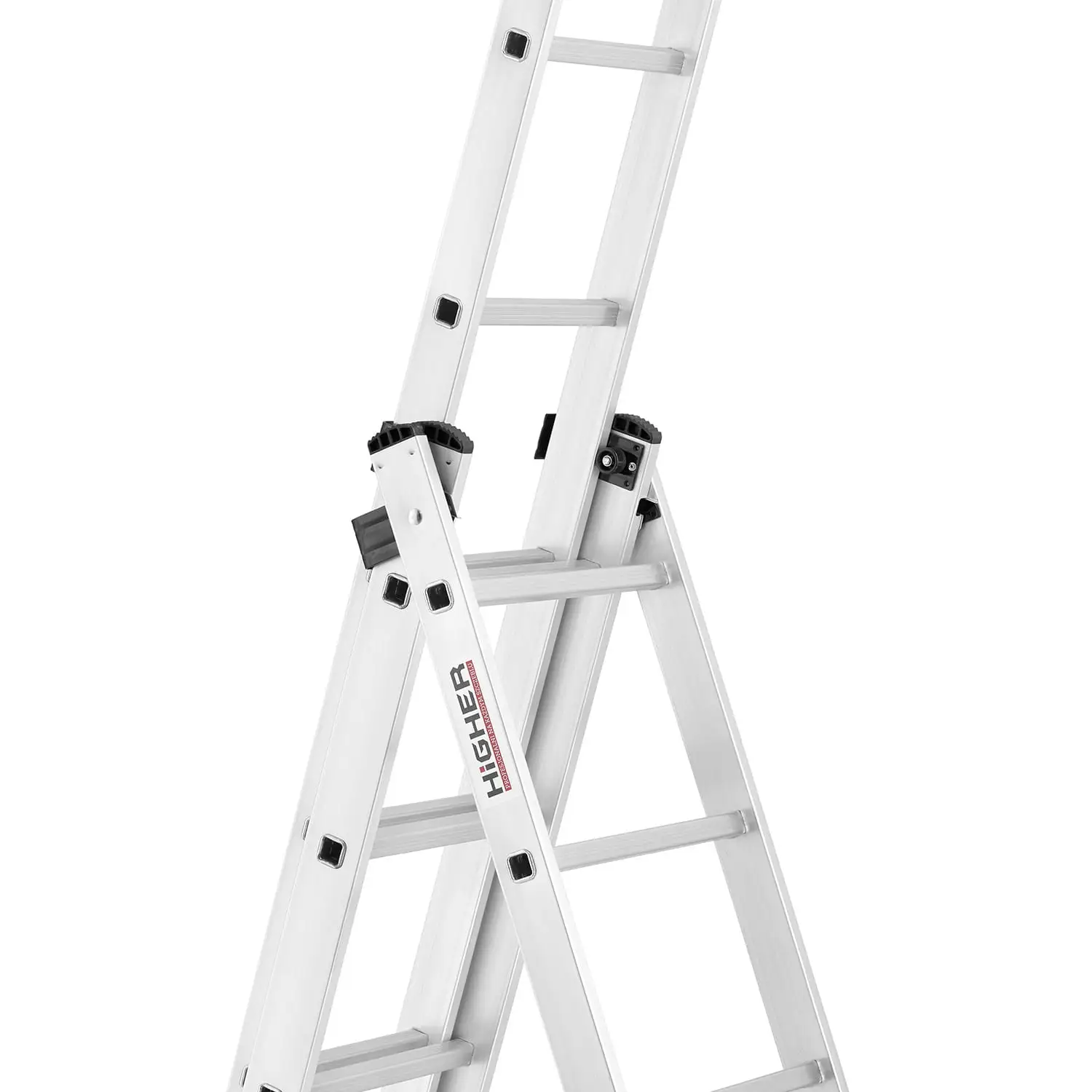 Drabina aluminiowa wielofunkcyjna uniwersalna 3x10 HIGHER z opcją na schody — 28