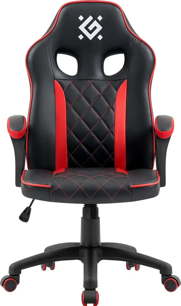 FOTEL DEFENDER SAGA CZERWONO-CZARNY GAMING — 2
