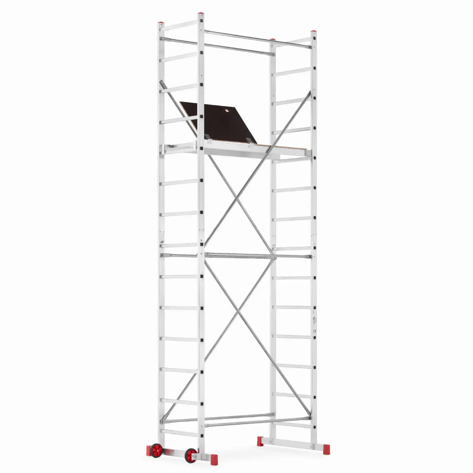 Rusztowanie ALUMINIOWE jezdne przejezdne 5,00m 150kg wieżowe FARAONE AK400 — 4