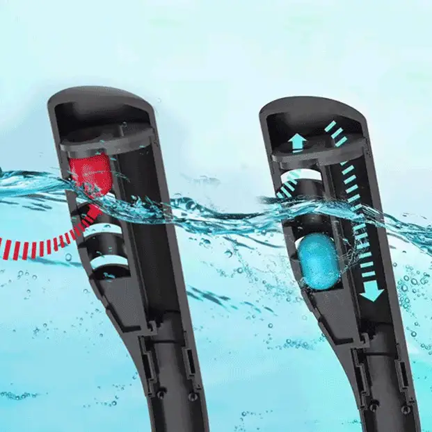 Maska do snorkelingu nurkowania pełnotwarzowa uchwyt na kamerę S/M czarna — 4