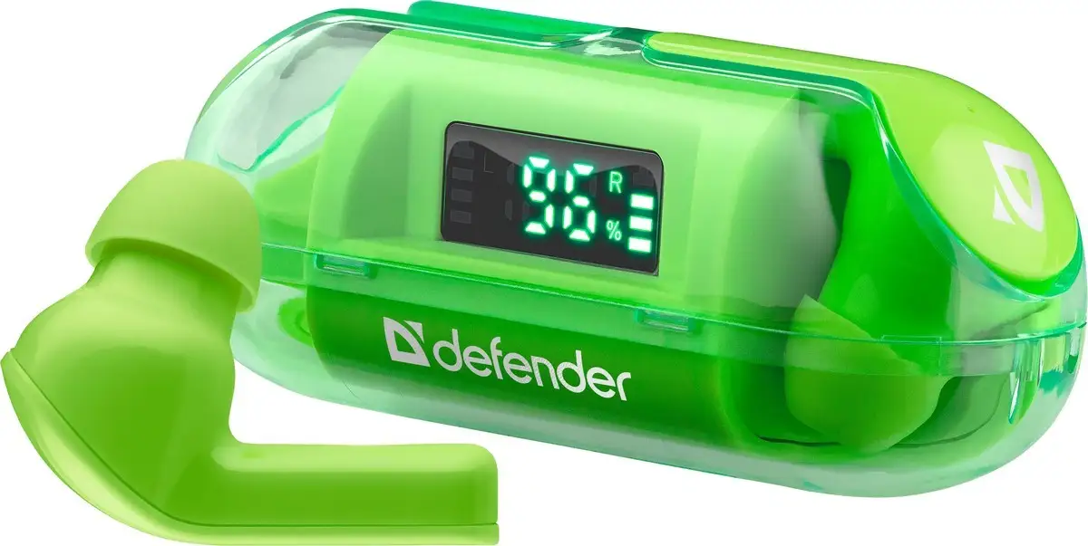 SŁUCHAWKI DEFENDER BLUETOOTH TWINS 916 ZIELONE — 6