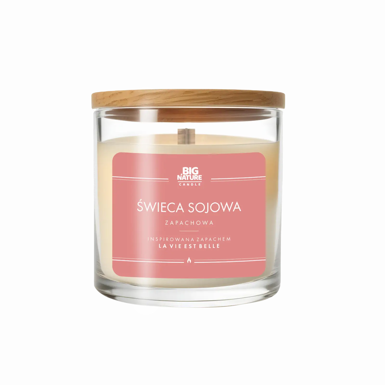Świeca sojowa zap. insp. LA VIE EST BELLE 225g — 2