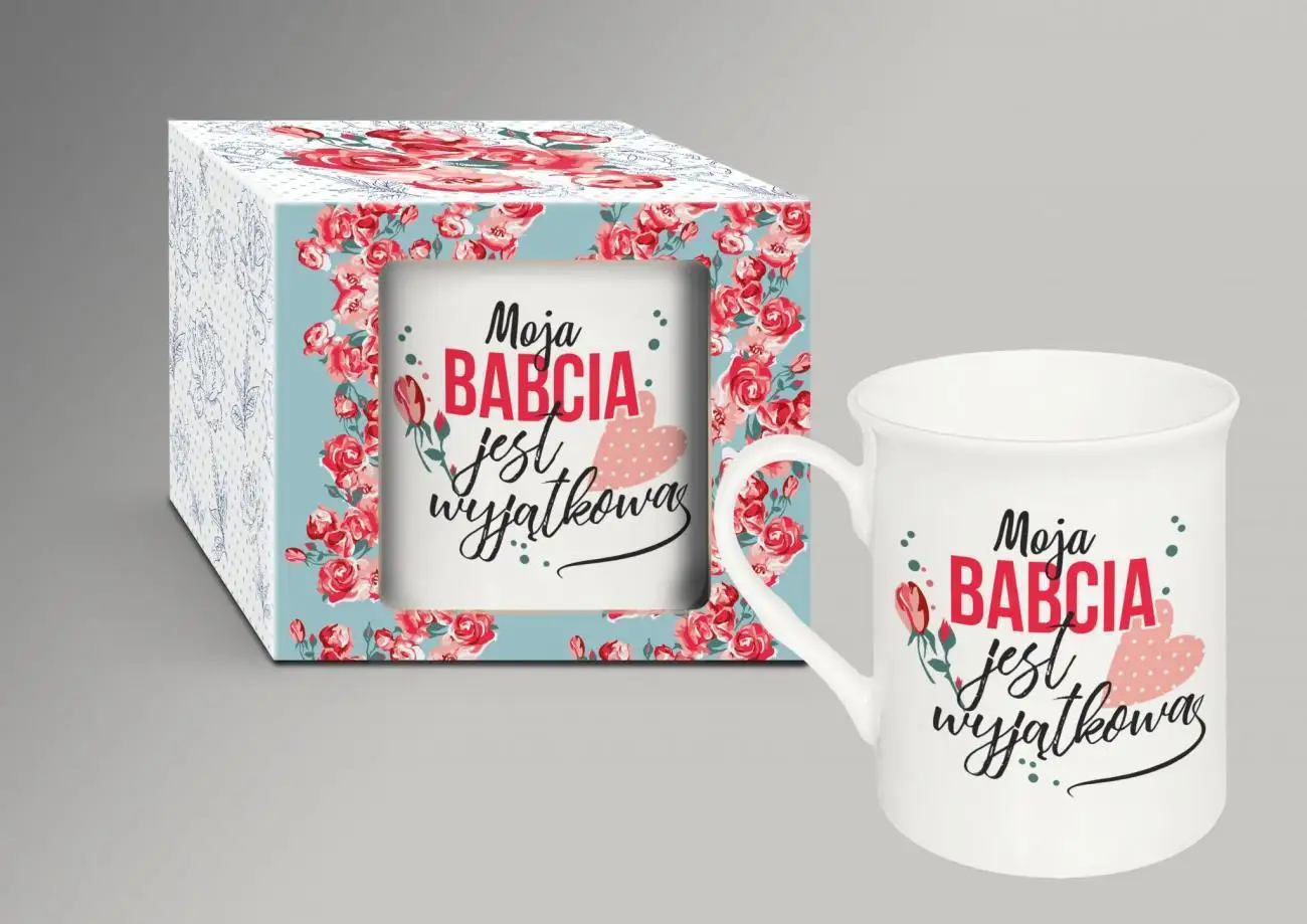 kubek NBC z rantem 290ml - Moja Babcia jest wyjątkowa
