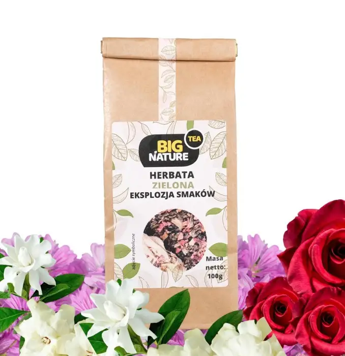 Herbata zielona EKSPLOZJA SMAKÓW 100g - BIG NATURE