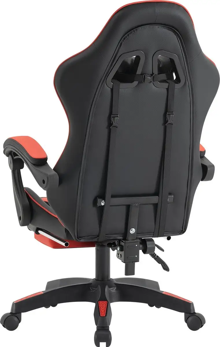 FOTEL DEFENDER TORNADO CZERWONO-CZARNY GAMING — 20