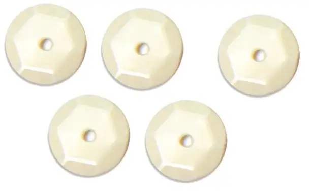 cekiny pastelowe BIAŁE 10g | MT-0214
