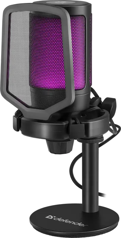 MIKROFON DEFENDER IMPULSE GMC 600 RGB STREAMING