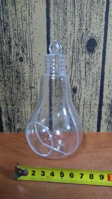 zawieszka plastikowa 14cm ŻARÓWKA | PLA-17110