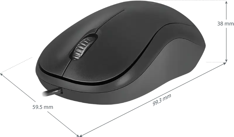 MYSZ DEFENDER PATCH MS-759 CZARNA OPTICAL 1000dpi 3P — 4