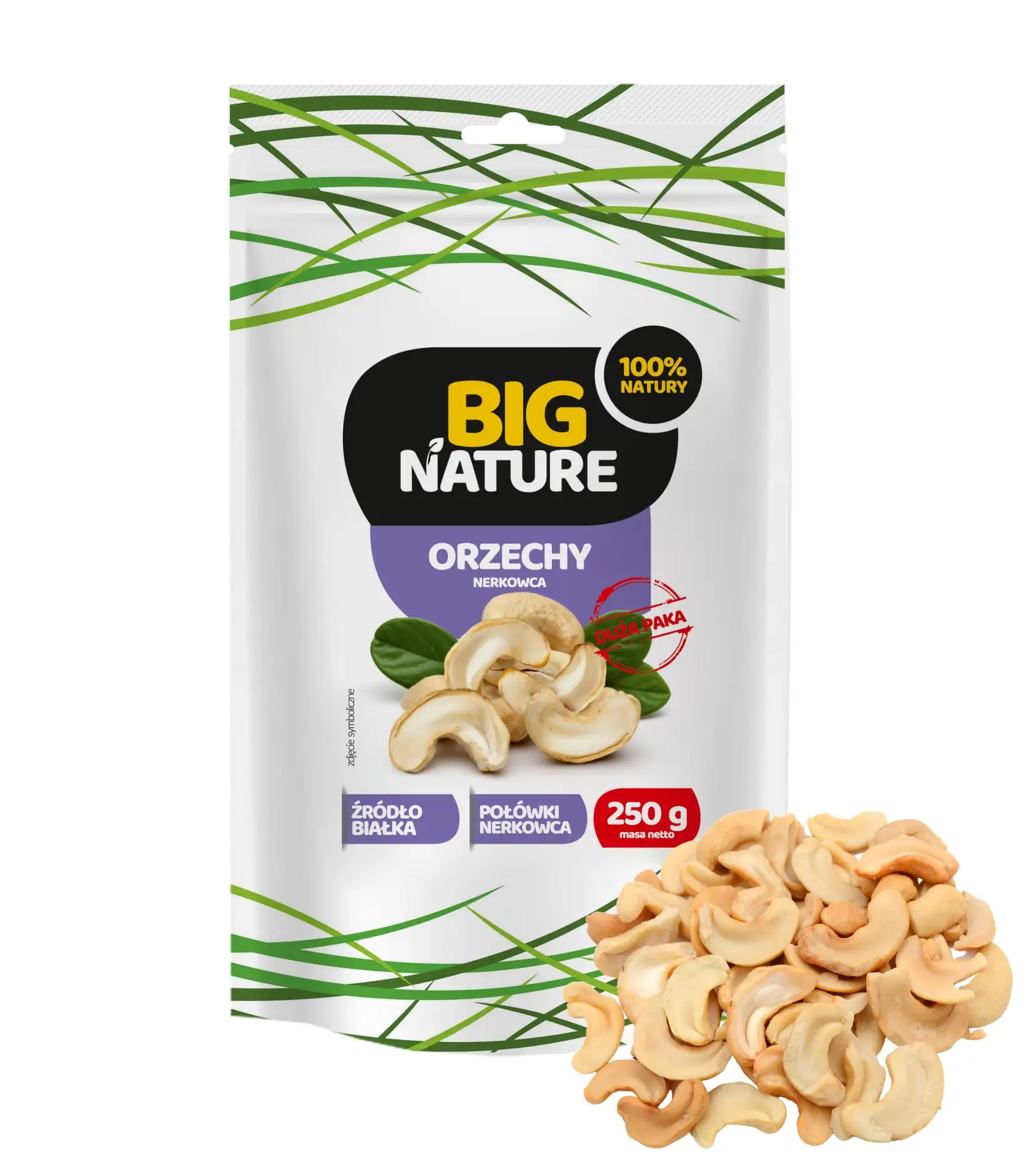 Orzechy nerkowca Połówki 250g