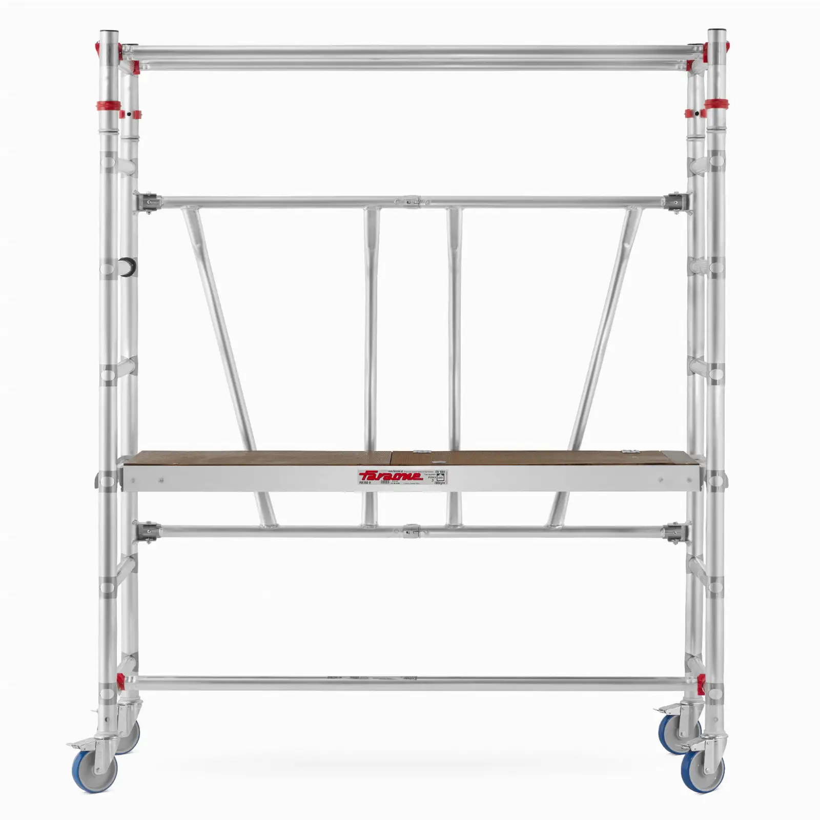 Rusztowanie aluminiowe jezdne składane FARAONE COMPACT XS 160 x 75 cm 160 pakiet A+B - 3,70 m — 3