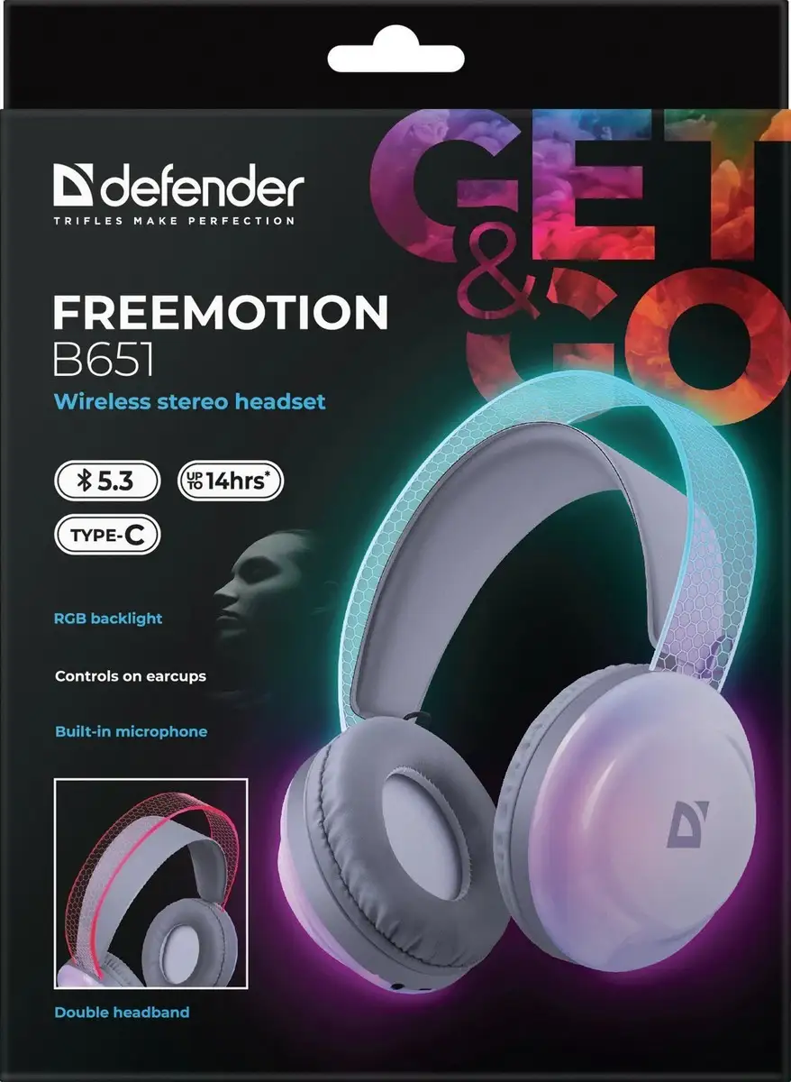 SŁUCHAWKI DEFENDER BLUETOOTH FREEMOTION B651 — 9